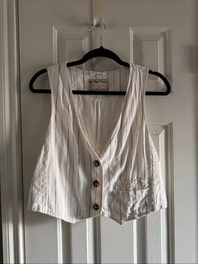 Free People we the free cotton/linen vest